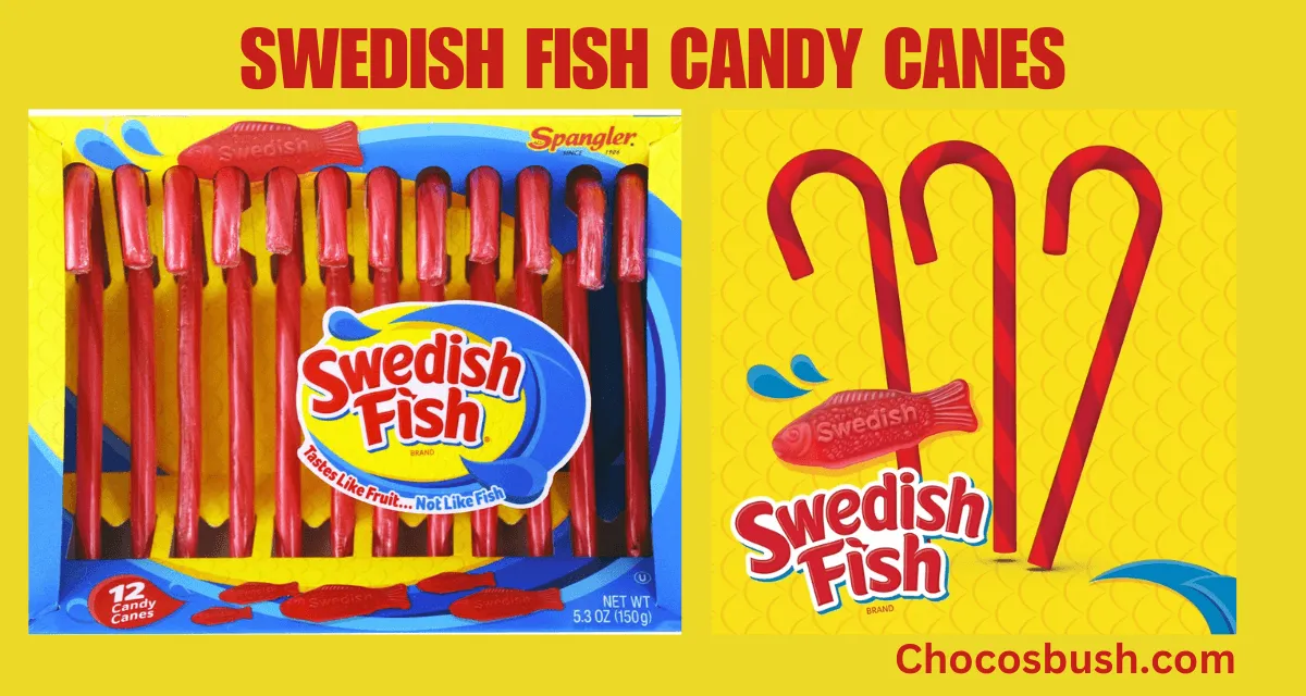 Swedish Fish Candy Canes